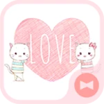 Logo of Love Cats Theme +HOME android Application 